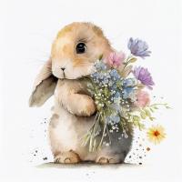 a cute bunny